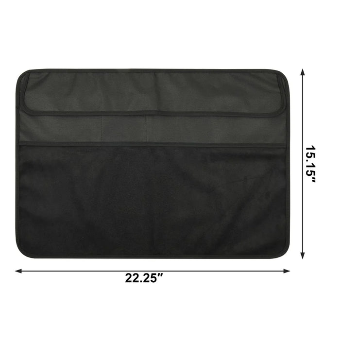 TXESIGN For iMac 24-Inch Computer Monitor Display Screen Dust Cover PU Leather Storage Sleeve Protective Case - Black - 7