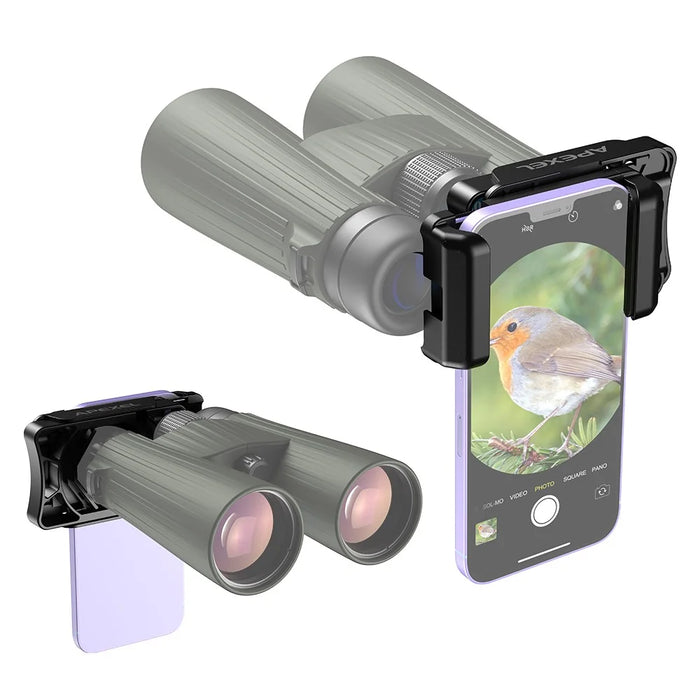 APEXEL F002 Telescope Phone Adapter Eyepiece Lens Connector Compatible with Monocular, Binocular, Microscope - 6