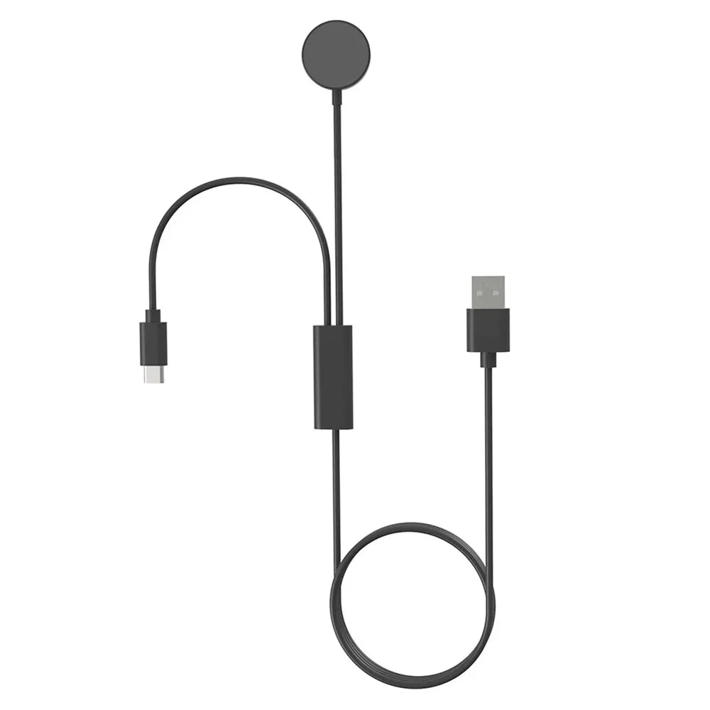 120cm For Fossil Gen 6 / 5 / 4 Charging Cable 1 to 2 Smart Watch Charger Adapter Cord - 6
