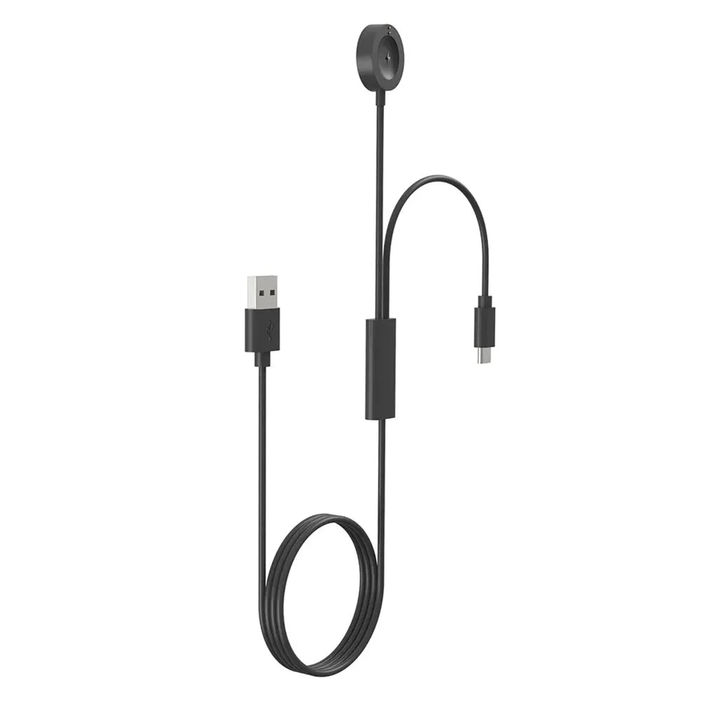 120cm For Fossil Gen 6 / 5 / 4 Charging Cable 1 to 2 Smart Watch Charger Adapter Cord - 7