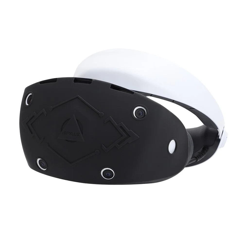 HIFYLUX PS-PF33 Silicone Cover for PlayStation VR2 Headset Thickened Silicone Anti-scratch Protective Cover - Black - 2