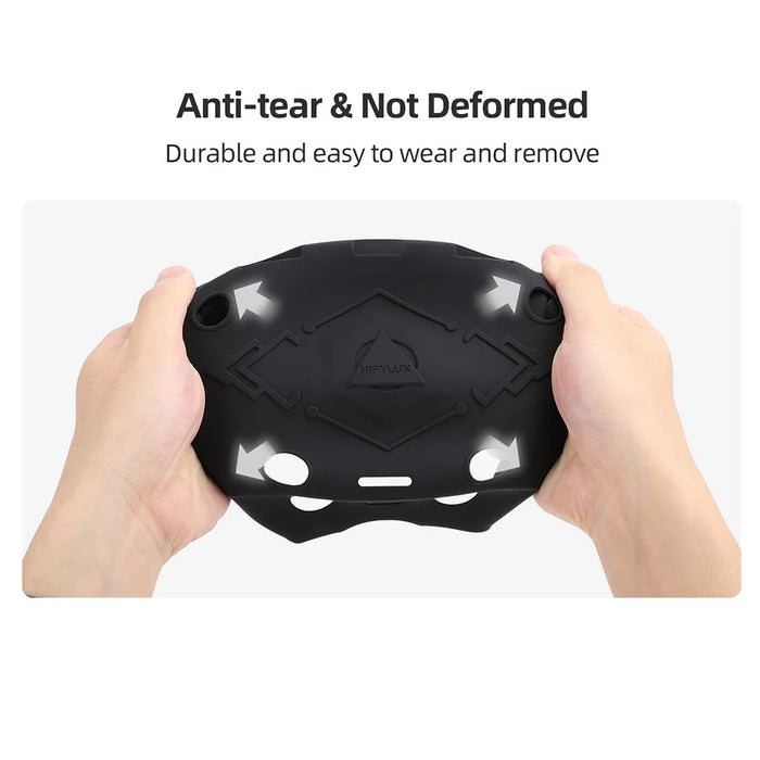 HIFYLUX PS-PF33 Silicone Cover for PlayStation VR2 Headset Thickened Silicone Anti-scratch Protective Cover - Black - 3