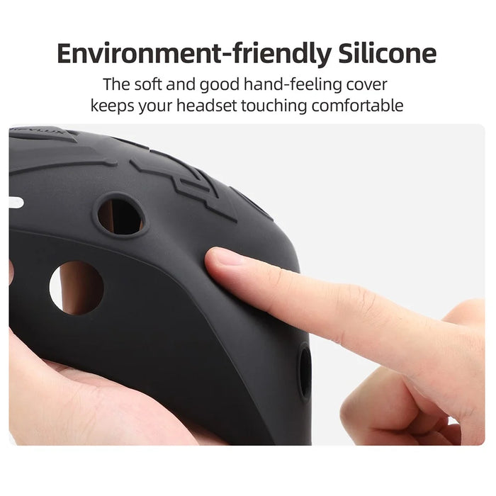 HIFYLUX PS-PF33 Silicone Cover for PlayStation VR2 Headset Thickened Silicone Anti-scratch Protective Cover - Black - 4