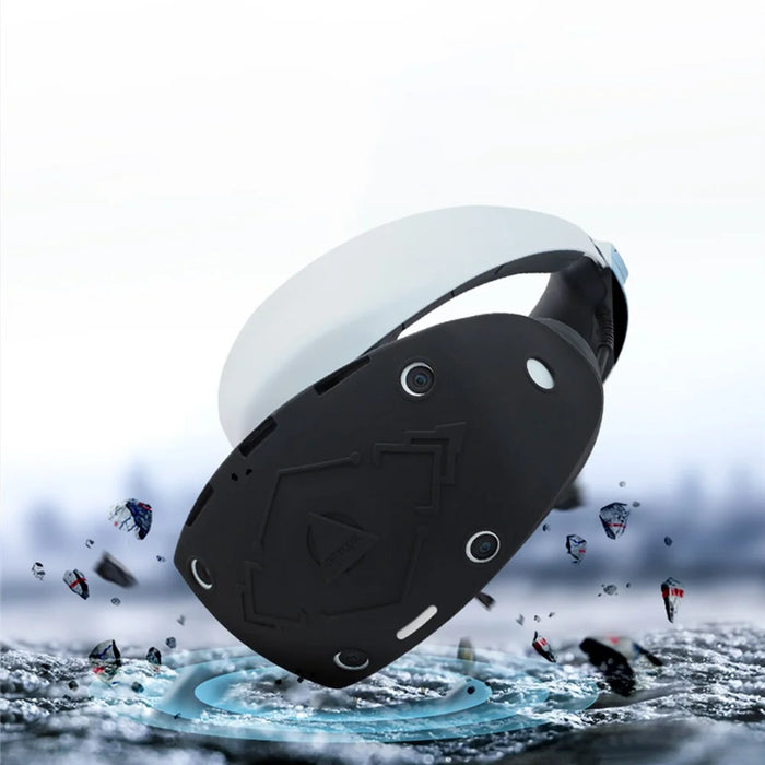 HIFYLUX PS-PF33 Silicone Cover for PlayStation VR2 Headset Thickened Silicone Anti-scratch Protective Cover - Black - 5
