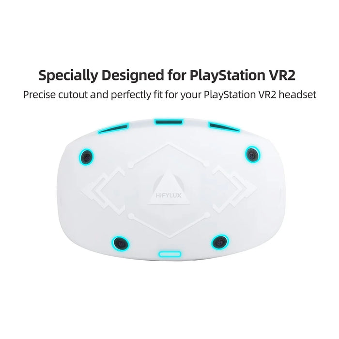 HIFYLUX PS-PF33 Silicone Cover for PlayStation VR2 Headset Thickened Silicone Anti-scratch Protective Cover - Black - 7