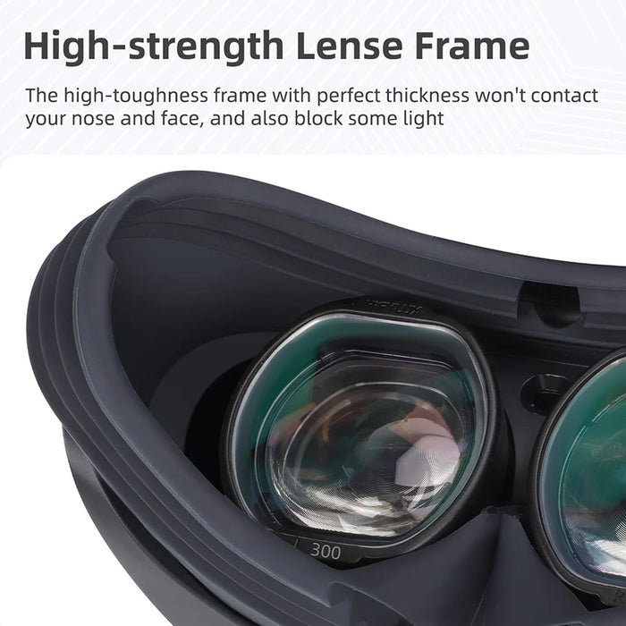 HIFYLUX PS-QF32 1 Pair Myopia Lens for PlayStation VR2 , Plastic Frame Resin Lens Aspheric Lens - -1.0 Diopter - 4