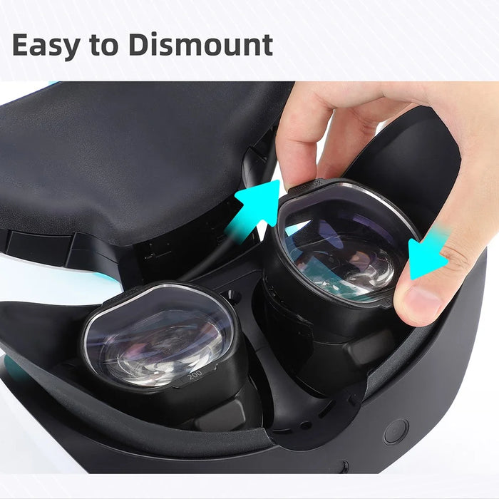 HIFYLUX PS-QF32 1 Pair Myopia Lens for PlayStation VR2 , Plastic Frame Resin Lens Aspheric Lens - -1.0 Diopter - 5