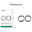 HIFYLUX PS-QF32 1 Pair Myopia Lens for PlayStation VR2 , Plastic Frame Resin Lens Aspheric Lens - -1.0 Diopter - 7