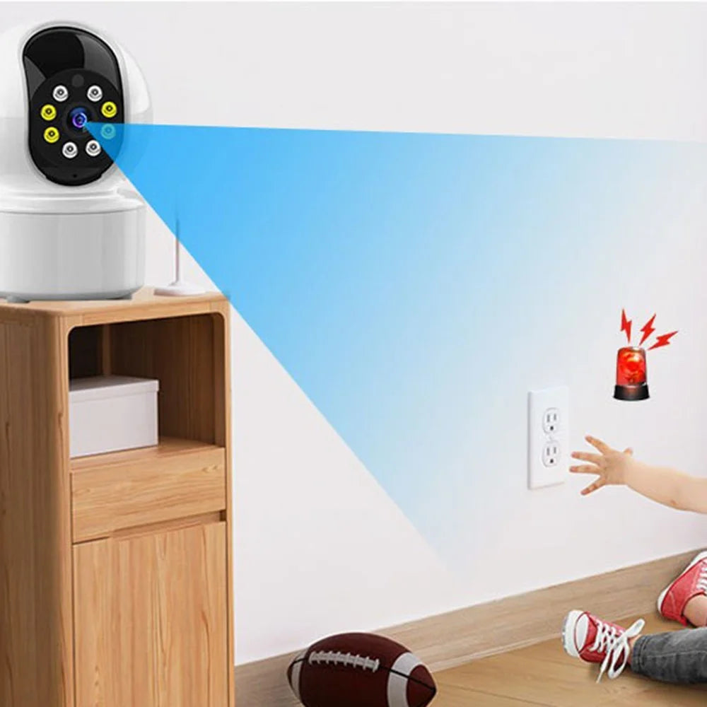 A10 Home WiFi Security Camera HD Indoor Pet Baby Monitor Two-Way Audio Motion Detection Recorder Cam - 4