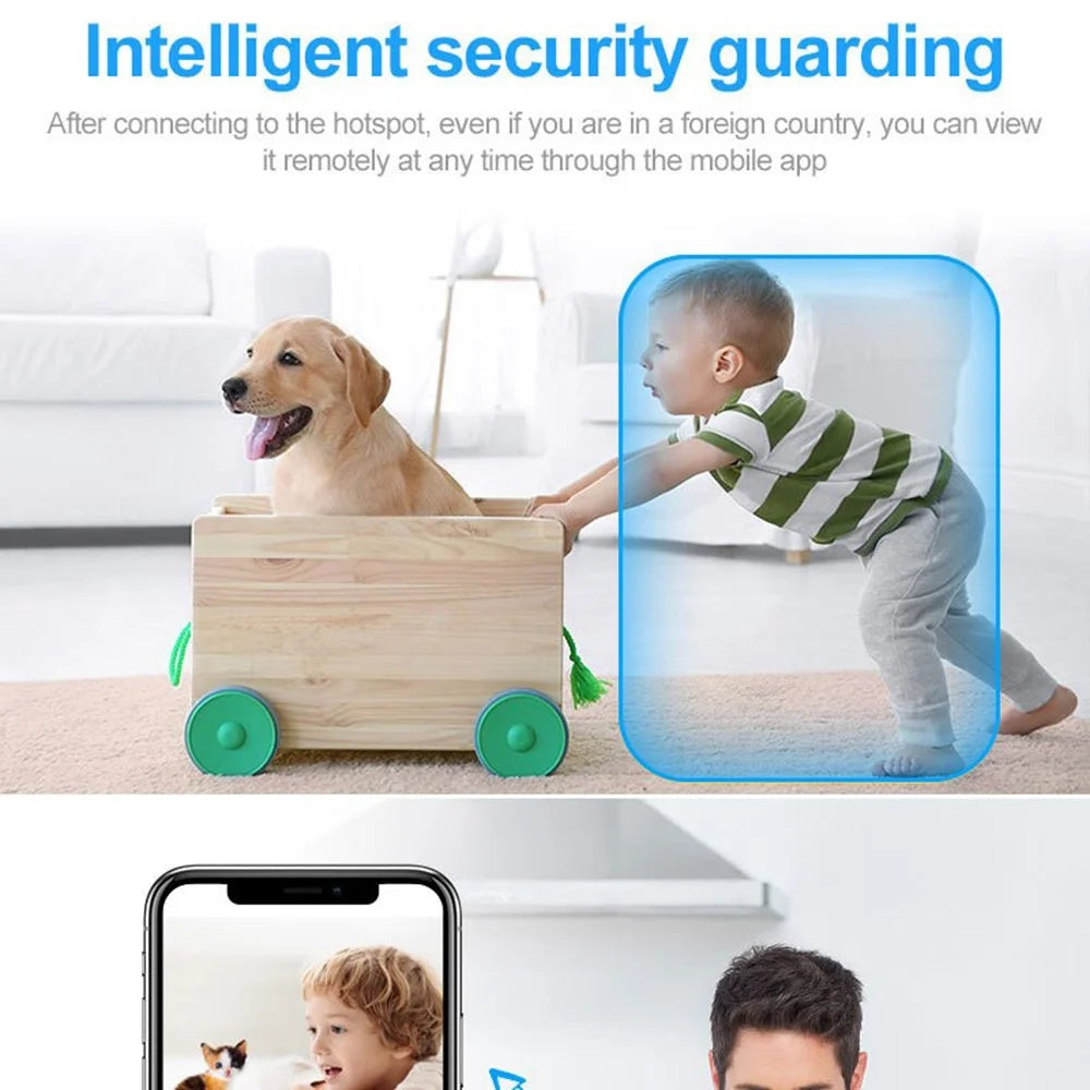 A10 Home WiFi Security Camera HD Indoor Pet Baby Monitor Two-Way Audio Motion Detection Recorder Cam - 5