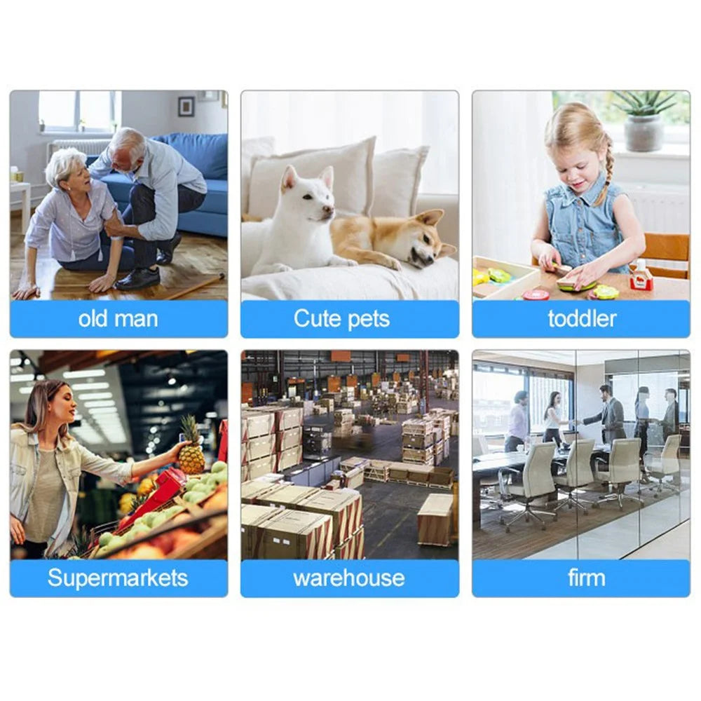 A10 Home WiFi Security Camera HD Indoor Pet Baby Monitor Two-Way Audio Motion Detection Recorder Cam - 6