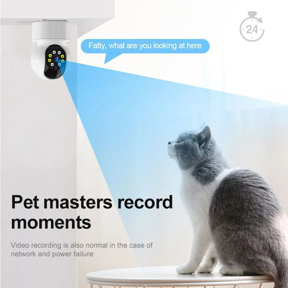 A10 Home WiFi Security Camera HD Indoor Pet Baby Monitor Two-Way Audio Motion Detection Recorder Cam - 7