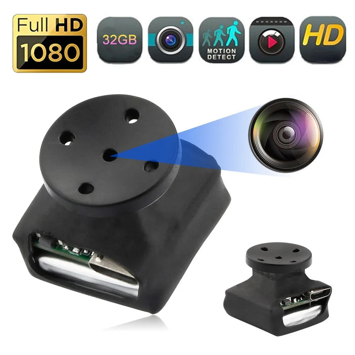 1080P Full HD DVR Mini Camera Portable Video Audio Recording Camera Support 32G TF Card - 2