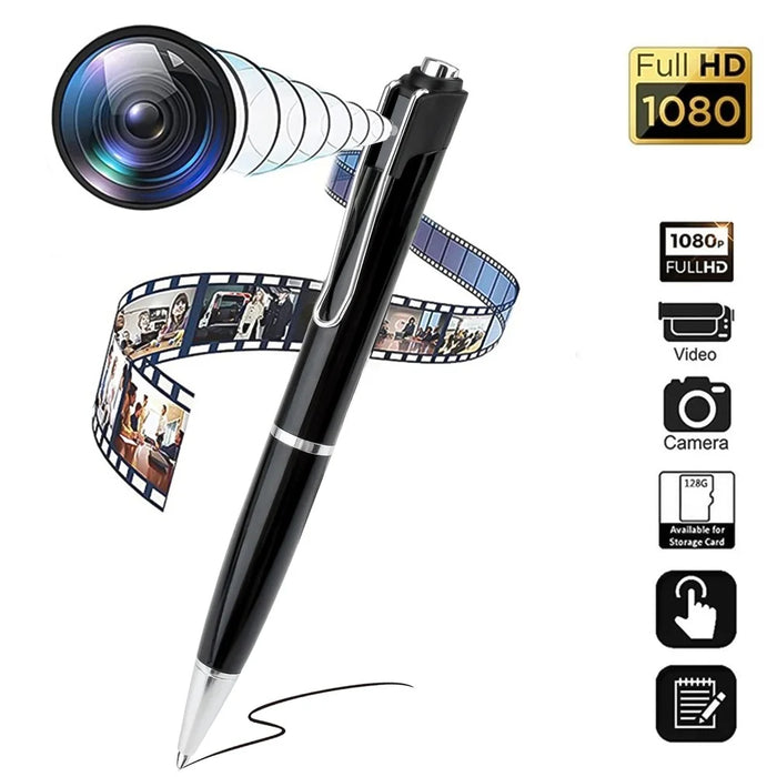 1080P Hidden Camera Writing Pen Pocket Cam with Video Recording Photo Taking for Home Business - 5