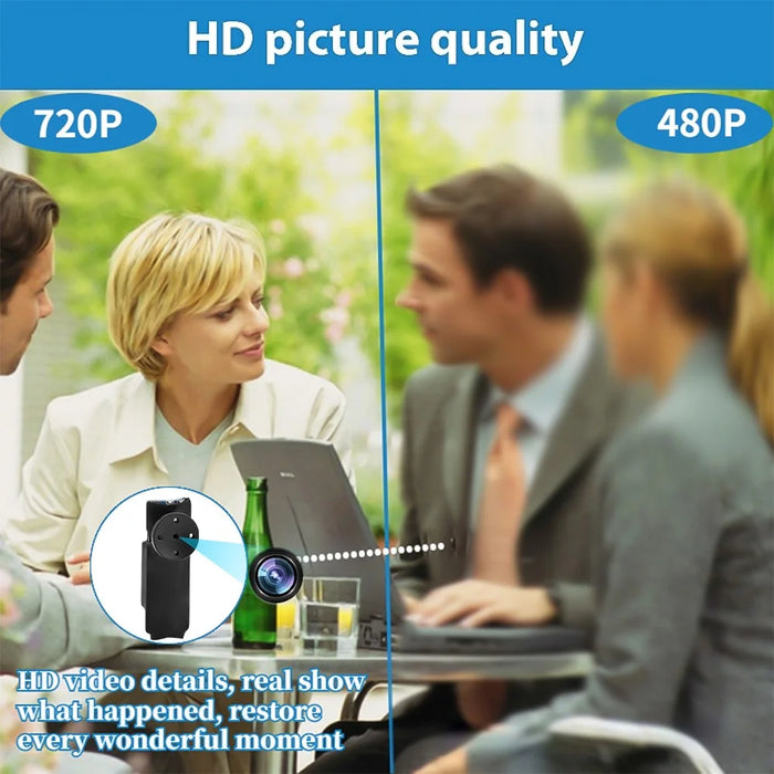 D8 Portable 720P Surveillance DVR Camera Loop Recording Home Security Mini Cam - 7