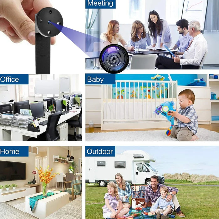 D11 DIY Button Design 1080P HD DVR Camera Motion Detection WiFi IP Mini Cam - 6