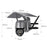 Q7 Waterproof Motion Detection Night Vision 2MP 4G Solar Camera, EU Version - Black - 6