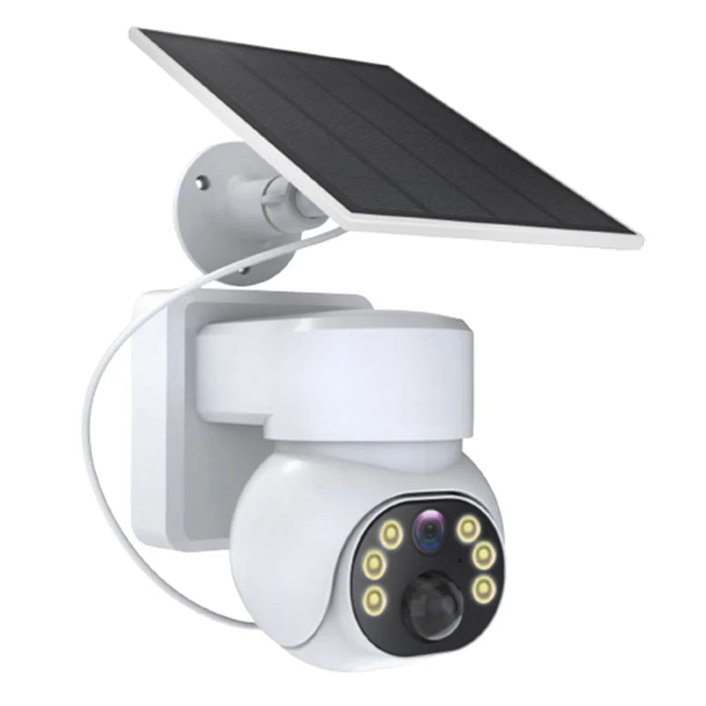 Q18 4G Solar-Powered Camera Day / Night Full-Color Mobile Remote Camera Monitor, US Version - 1