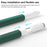 For Apple Pencil (USB-C) Stylish Jelly Silicone Sleeve Stylus Pen Protective Cover - Green - 2