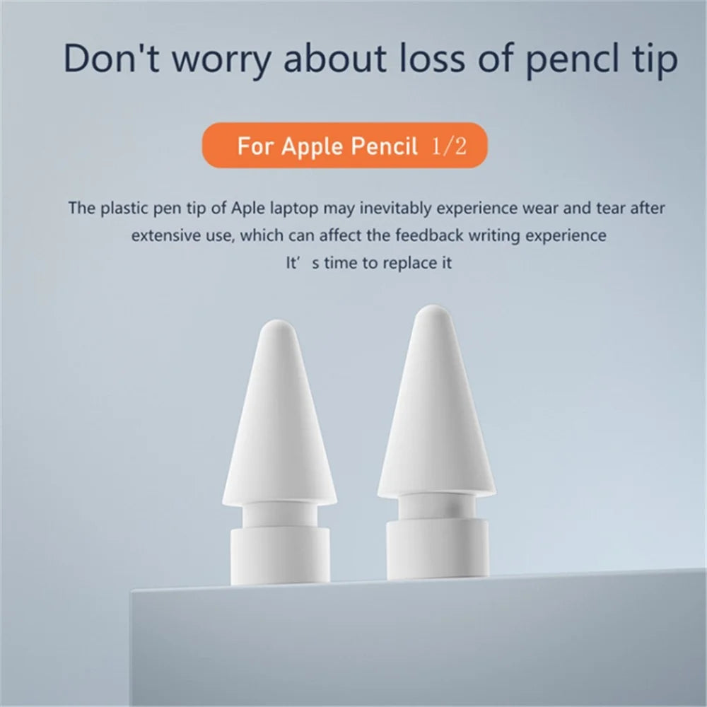For Apple Pencil 2nd / 1st Generation Capacitive Stylus Pen Nib Replacement Touch Screen Pen Tip - 2