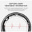 SR1 Smart Ring Waterproof Heart Rate Sleep Monitor Multi-Function Finger Ring (With Charging Case) - Black / No.7 - 7