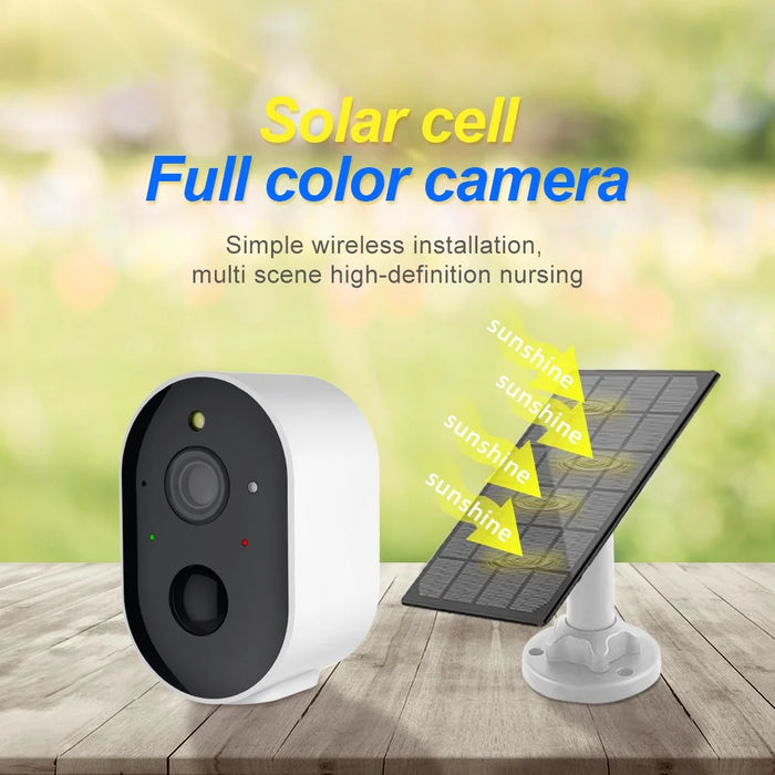 SN-S5T-SP Solar-Powered Surveillance Camera HD Clear WIFI Remote Video Camera - 3