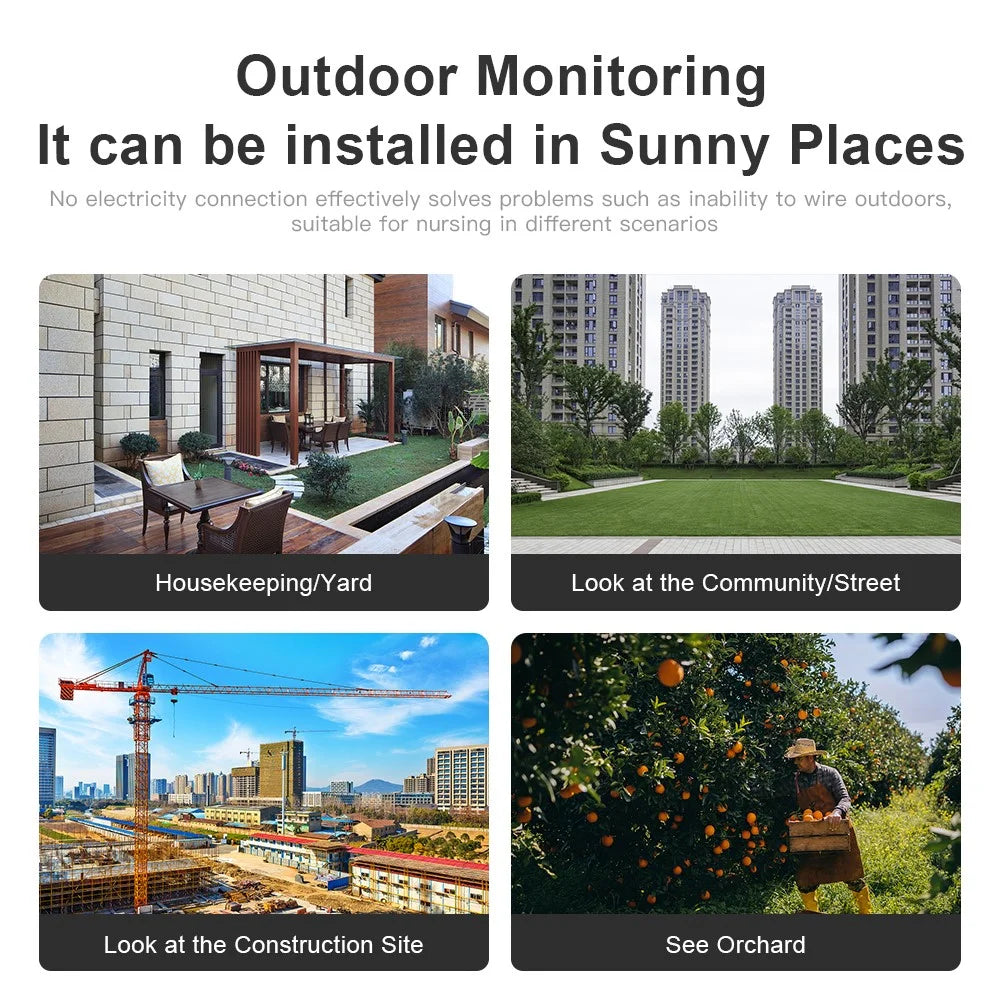 SN-S3T-SP Tuya Solar Camera HD Remote Low Power Battery Waterproof Dustproof Monitor Camera - 7