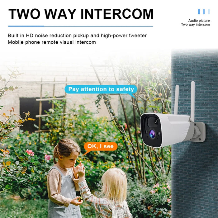 SN-P8-SP Solar Powered Security Camera Home Monitor Waterproof Camera - UK Plug - 7