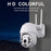 SN-PTZ1-TC Panoramic Outdoor PTZ Camera Rainproof WiFi Remote Tuya Security Camera - US Plug - 2
