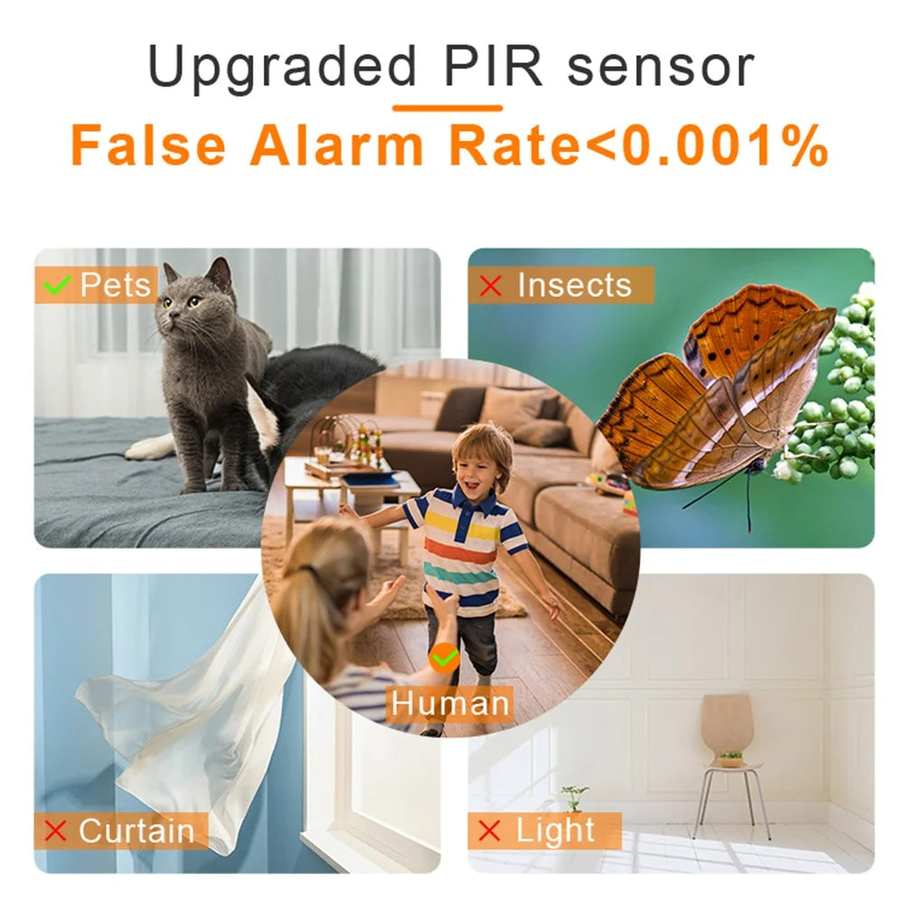 SN-S10 Home Security WiFi Camera Waterproof Rechargeable PIR Induction Camera - Black - 4