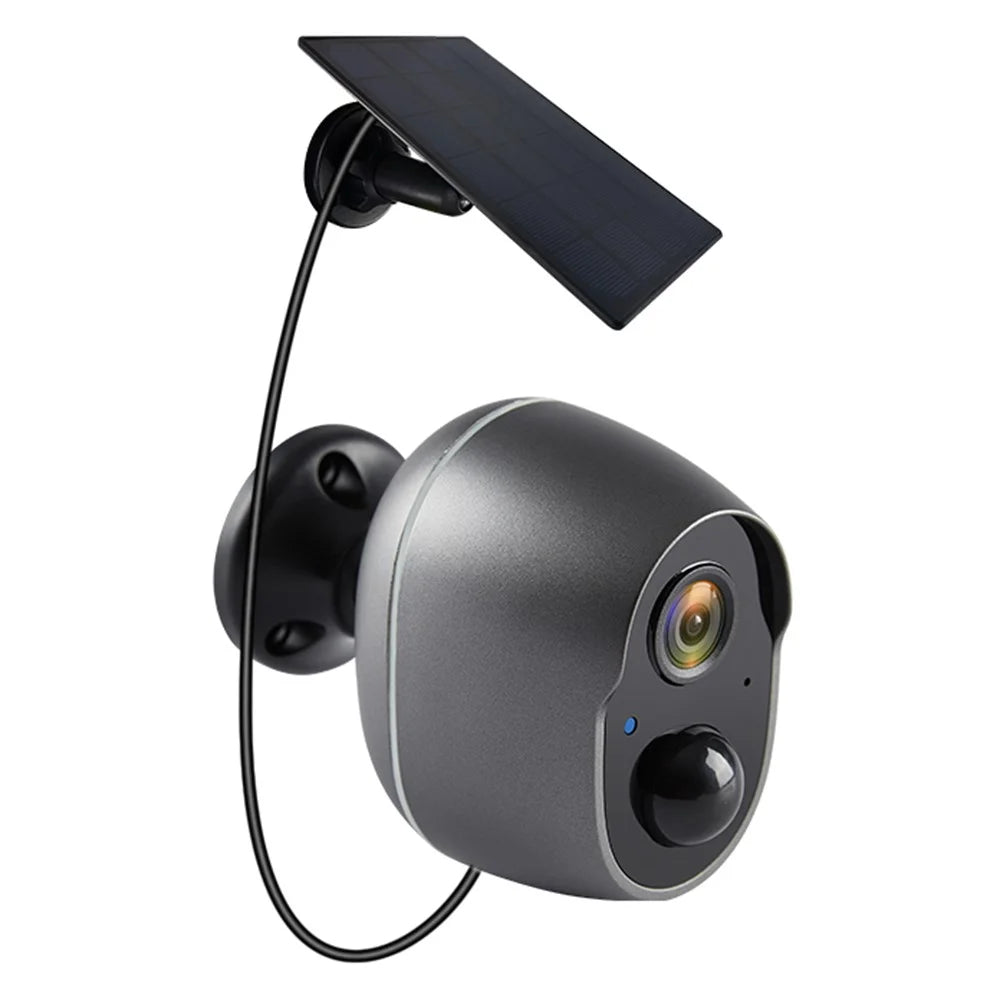 SN-S1T-SP Low-power Intelligent WiFi Camera HD Remote Tuya Solar Camera - Black - 1