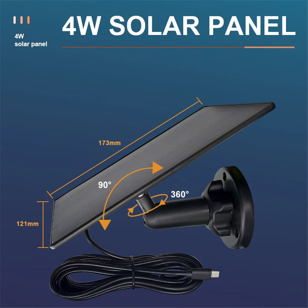 SN-S1T-SP Low-power Intelligent WiFi Camera HD Remote Tuya Solar Camera - Black - 2