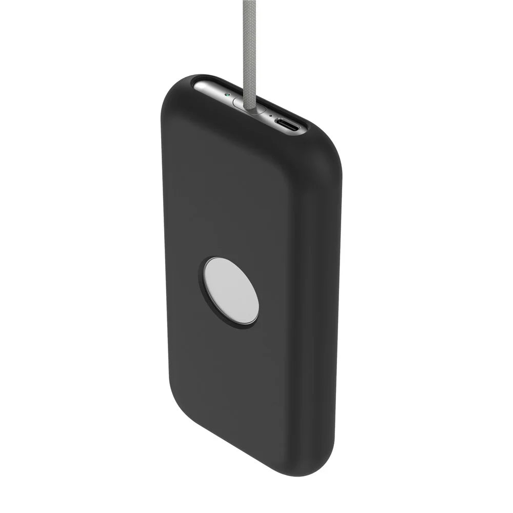 For Apple Vision Pro Battery Case Power Bank Protector Charger Silicone Cover - Black - 4