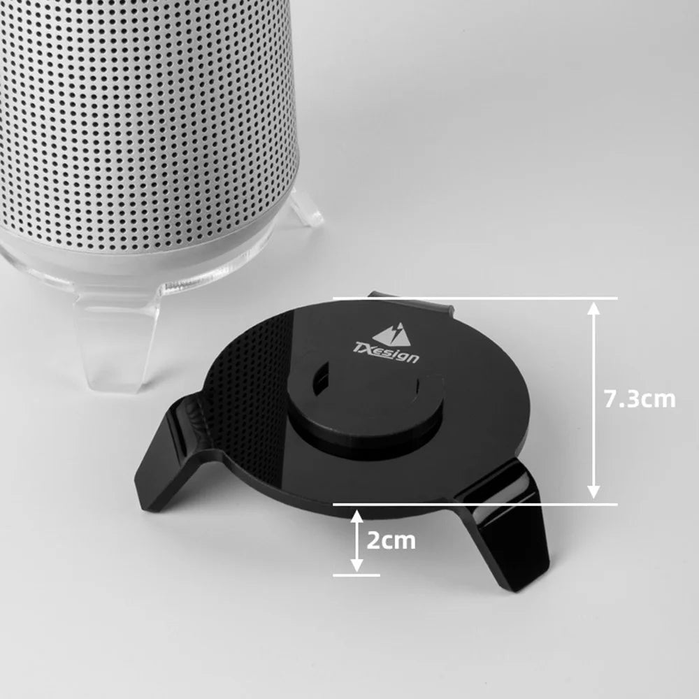 TXESIGN Triangle Bracket for Bose Soundlink Revolve Bluetooth-compatible Speaker Acrylic Stand - Black - 6