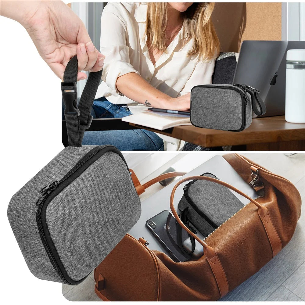 TXESIGN Storage Bag for Laptop Charger Power Bank Earphones Cable Organizer Bag - 6