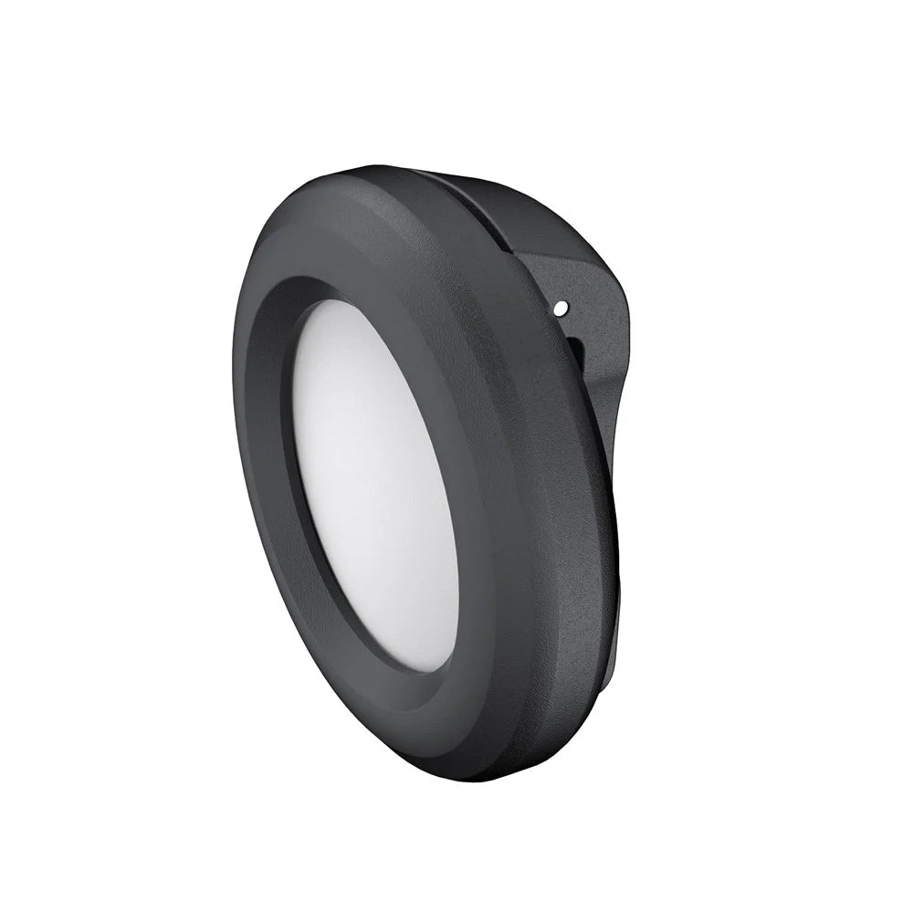 For AirTag Protective Silicone Case Bluetooth-compatible Locator Tracker Cover with Clip - Black - 3