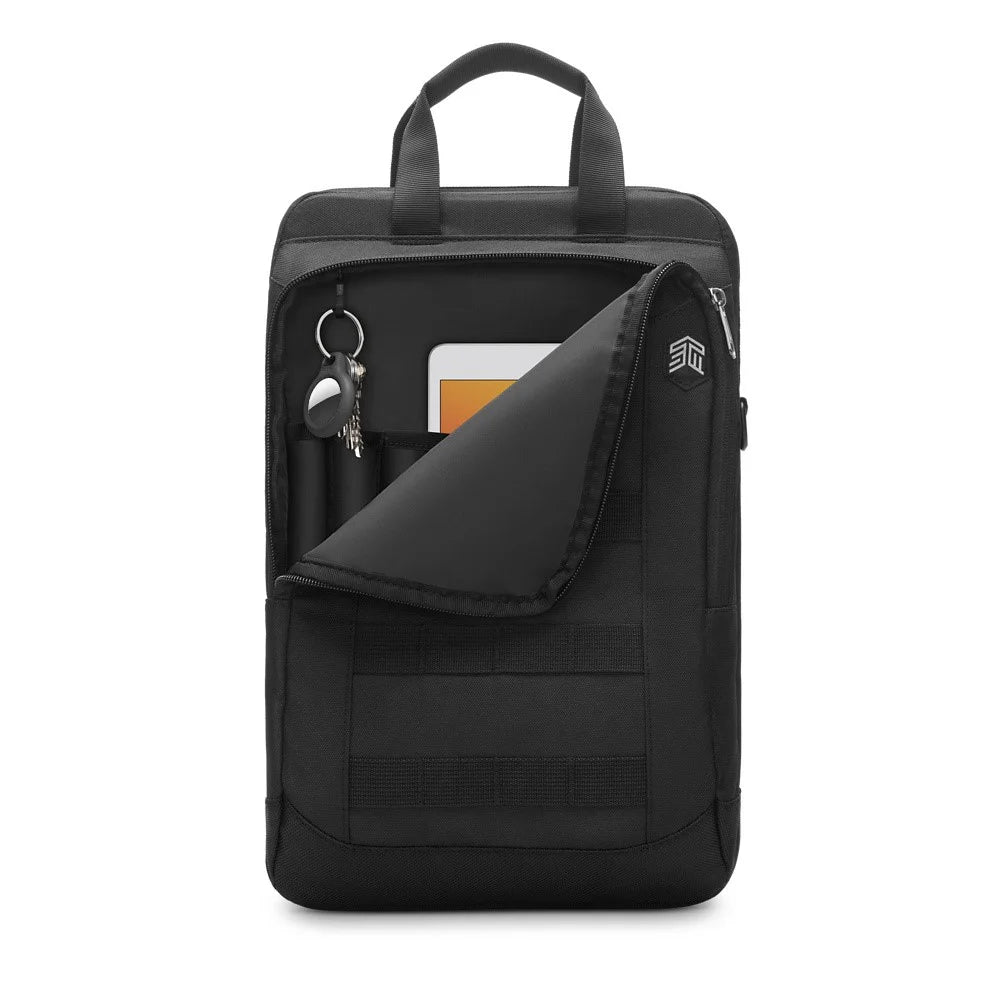 For Apple AirTag PC Protective Cover Bluetooth-compatible Tracker Anti-drop Case with Keyring - Black - 7