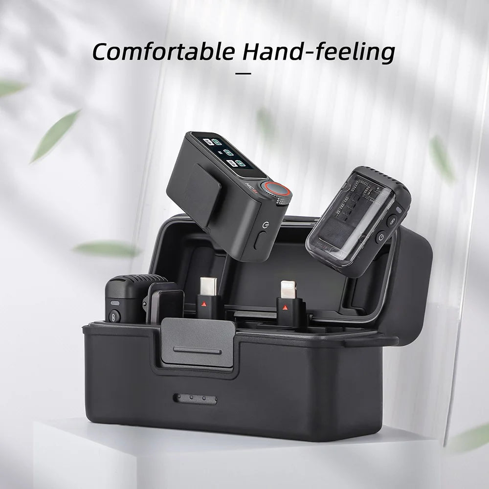 SUNNYLIFE Protective Cover for DJI Mic 2 Wireless Microphone Charging Case Soft Rubber Shell - 5