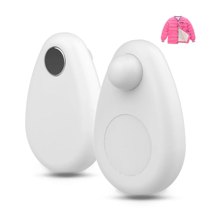 Waterproof Silicone Sleeve for Apple AirTag Bluetooth-compatible Tracker Anti-Lost Locator Cover - White - 1