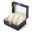 Watch Box Watch Display Case Storage Organizer Box 3-Grid Watch Box Case - 1
