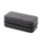 2 Grids Watch Storage Box Leather Zipper Portable Watch Case - Black - 3