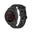 Electroplating Case for Garmin Forerunner 745 TPU Smart Watch Protective Frame - Black - 4