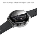 Tempered Glass Screen Protector Electroplated TPU Frame Case for Huawei Watch GT 2 Pro / Classic / Sport - Grey - 6
