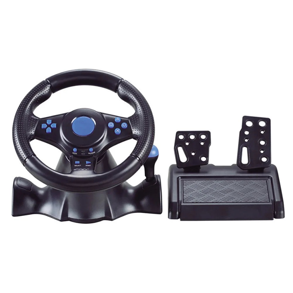DATA FROG 7-in-1 Car Steering Wheel Vibration Game Controller for Nintendo Switch / Xbox 360 / Xbox One / PC - 1