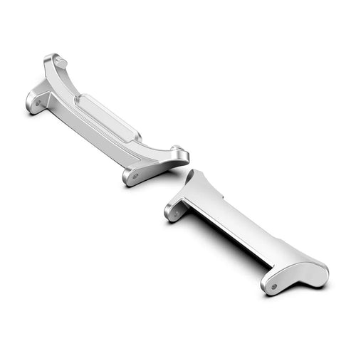1Pair for Samsung Galaxy Watch Ultra 47mm Watch Band Connector 22mm Zinc Alloy Strap Adapter, Silver - 1