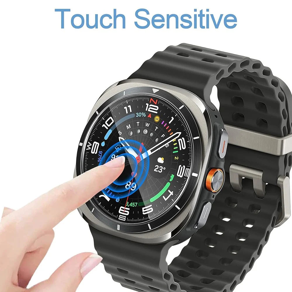 3Pcs For Samsung Galaxy Watch Ultra (2025) 47mm / Ultra 47mm Tempered Glass Screen Protector Anti-Scratch Watch Film - 5