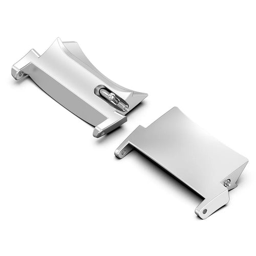 1 Pair 22mm Watch Band Adapters for OnePlus Watch 2R / Watch 2 / Watch 3 46mm / Oppo Watch X / X2 Stainless Steel Band Connector - Silver - 1