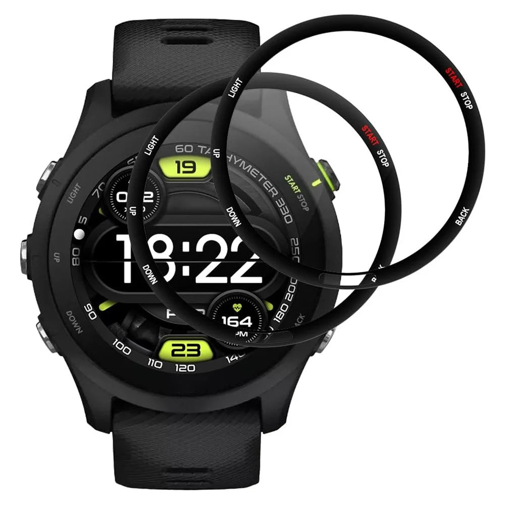 2Pcs For Garmin Forerunner 255 PET Wath Screen Protector 3D Hot Bending Screen Film - 1