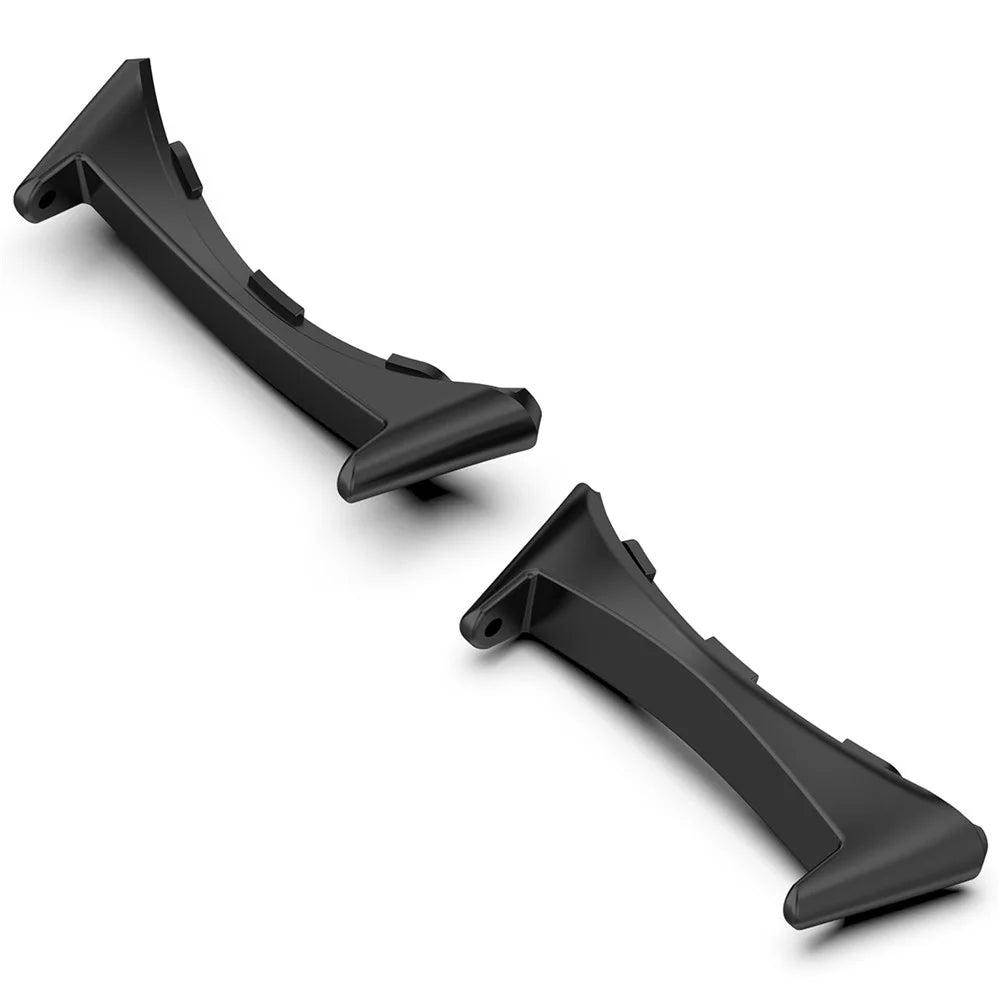 1 Pair 22mm Watch Band Connector for Google Pixel Watch 3 45mm Stainless Steel Connection Adapter - Black - 1