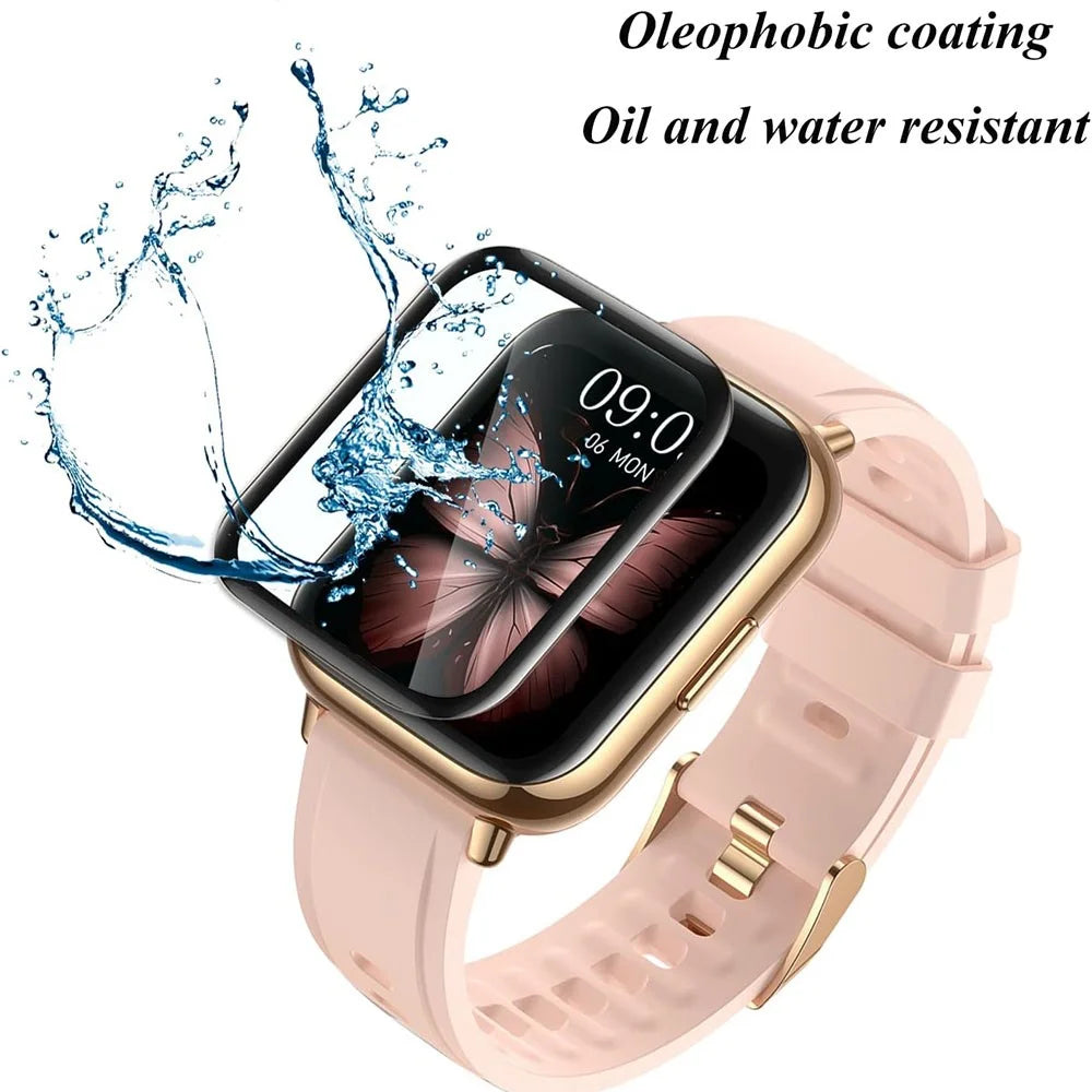 4PCS For AGPTEK LW31 Anti-Scratch Film PET 3D Smartwatch Screen Protector - 7